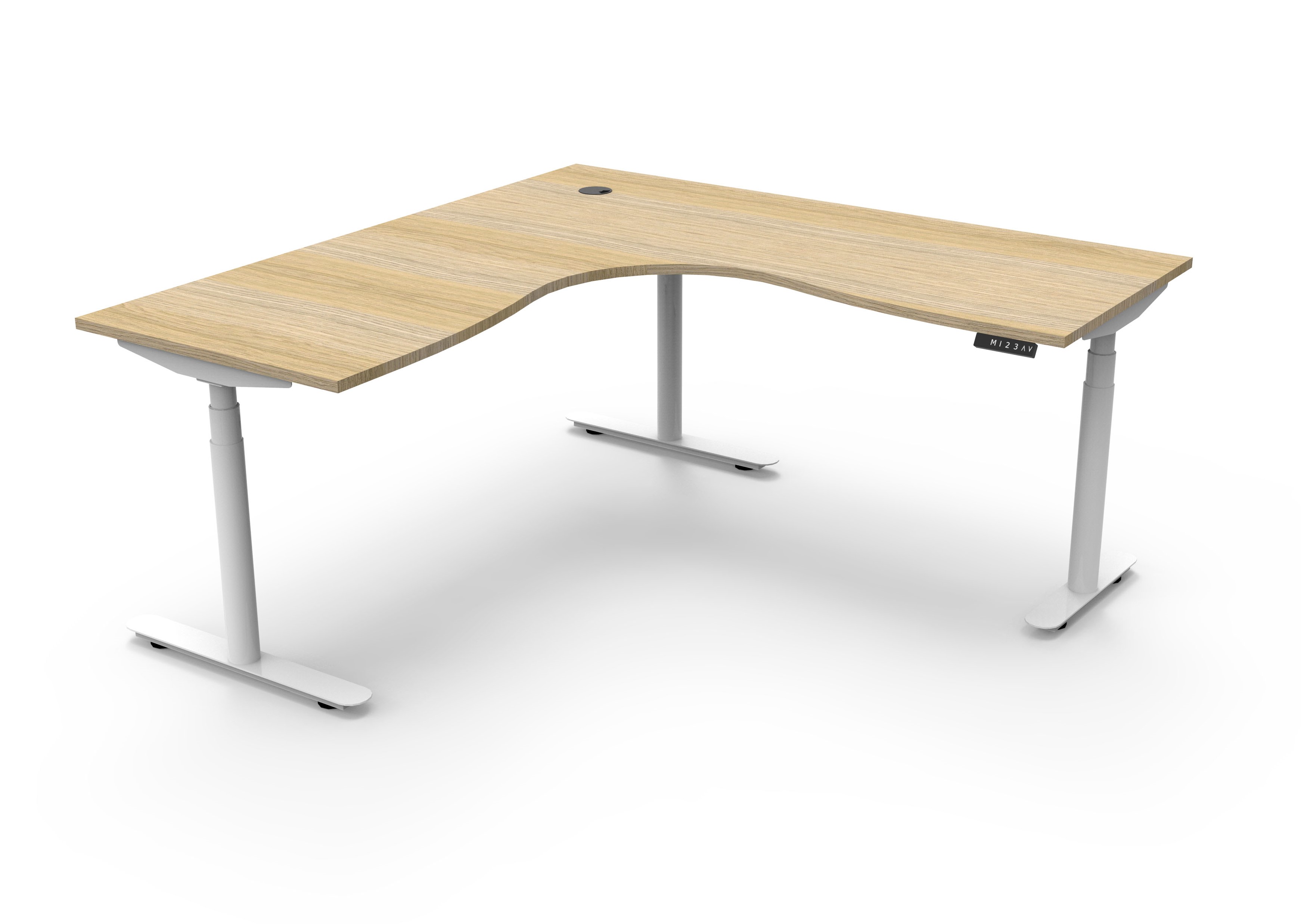 Halo+ Height Adjustable Corner Desk
